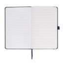 FAROE - Santhome A5 PU Hard Cover Notebook with Pen Loop - Navy Blue