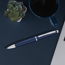 Cross Calais™ Matte Metallic Blue with Polished Chrome Appointments Ballpoint Pen (Blue Ink) 