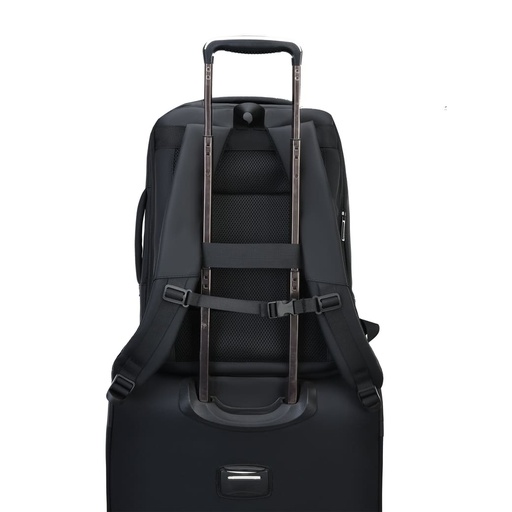 TURISMO - Santhome Expandable 17" Business Backpack - Black