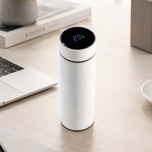 WAHA - Giftology Thermal Flask with LED Temperature Display  500ml - White