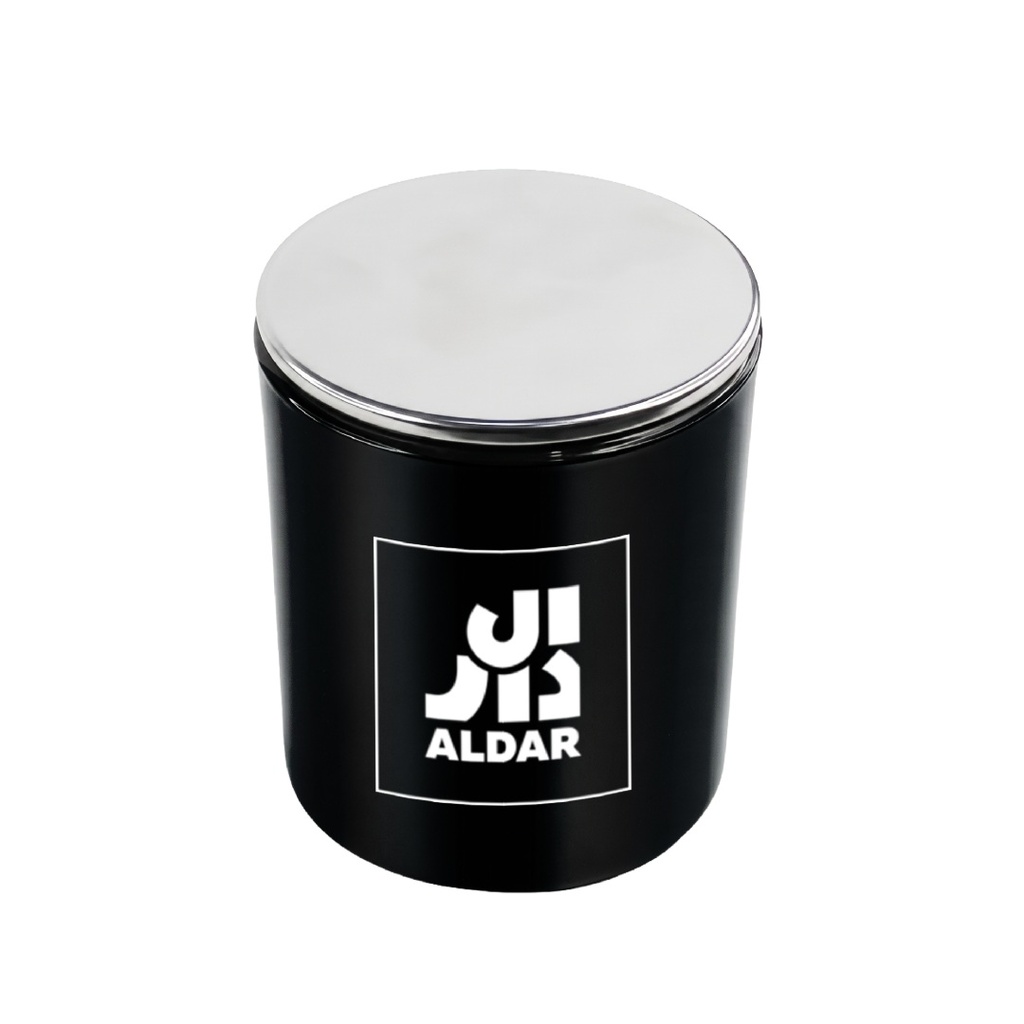 SHAMS - Lavender Scented Candle with Metal Lid - Black 