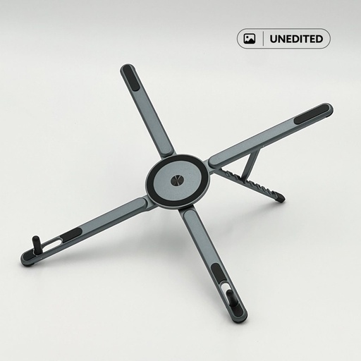ALBA - @memorii All in One Aluminium Laptop Stand - Grey 