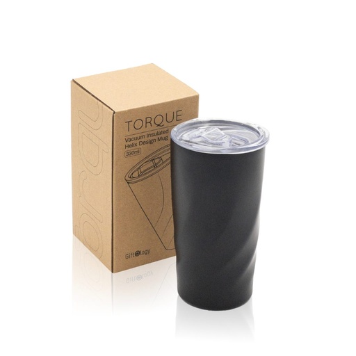 TORQUE - Giftology Double Wall Mug 330ml - Black  