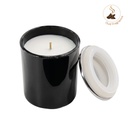[SCGL 9240] SHAMS - Arabian Oud Scented Candle with Metal Lid - Black 