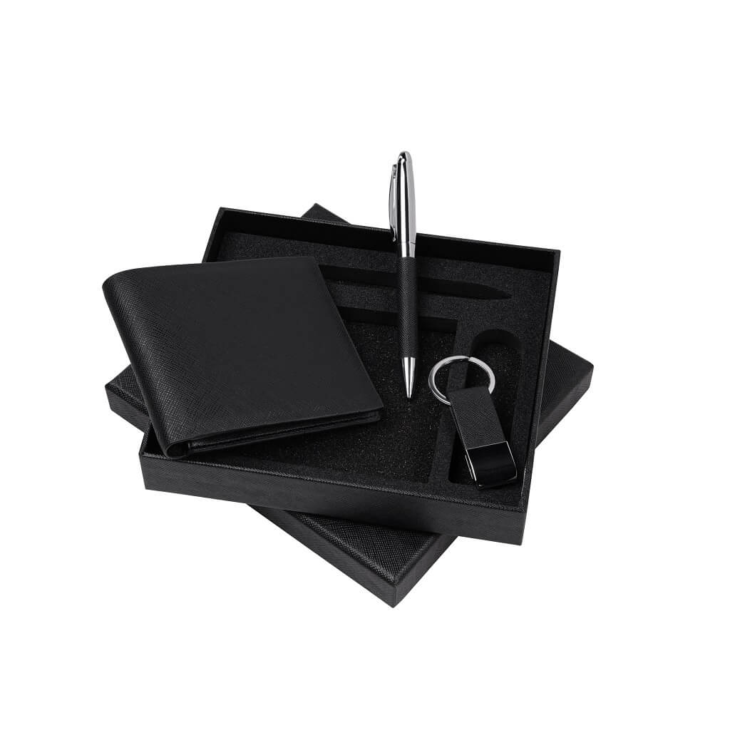 GSSH 802 - SHUMEN مجموعة من بطاقة جيب المحفظة ، الكرة القلم ، سلسلة المفاتيح