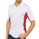 [TECK White/Red-Small] تي شيرت تيك (Small, White / Red)