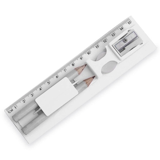 [STMK 103] مجموعة القرطاسية - أبيض